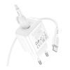 Зарядное устройство BOROFONE 1xUSB QC3.0 18W + cable UAB-A to USB-C BAS42A white (6941991113802) изображение 5