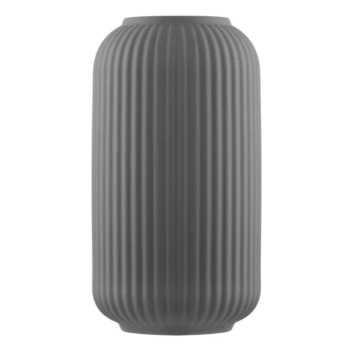 Ваза Ardesto Imola, 14х26см, порцеляна, сірий (AR3821G)