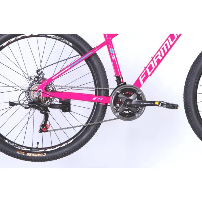 Велосипед Formula 27.5" MOTION DD рама-18" AL 2026 рожевий з білим (OPS-FR-27.5-304) зображення 5
