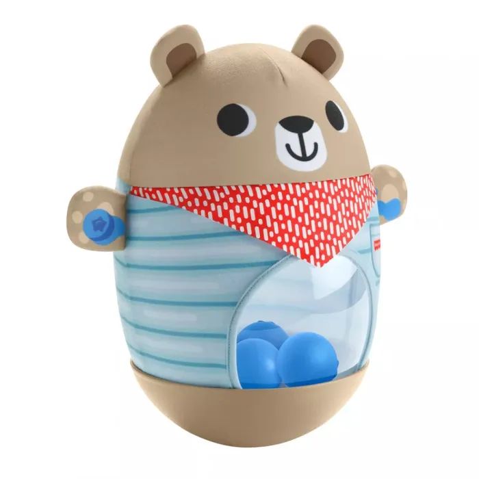 Развивающая игрушка Fisher-Price Мишка-неваляшка (JLB83)