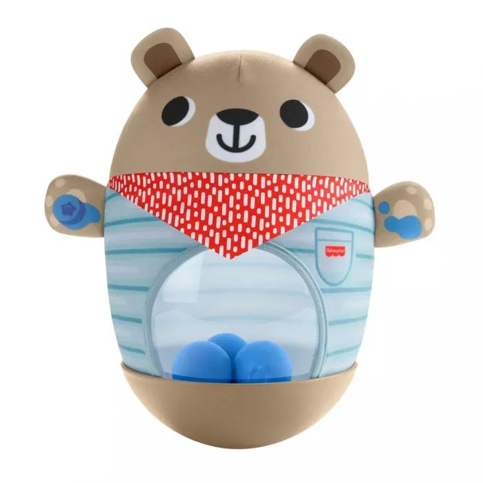 Развивающая игрушка Fisher-Price Мишка-неваляшка (JLB83) изображение 2