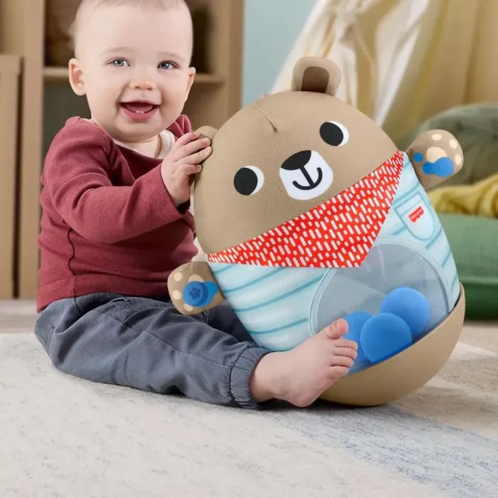 Развивающая игрушка Fisher-Price Мишка-неваляшка (JLB83) изображение 6