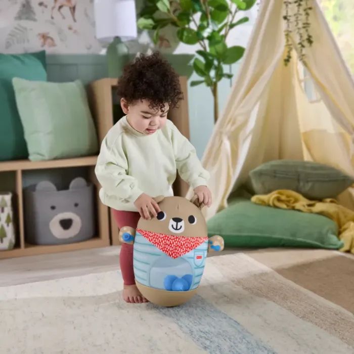 Развивающая игрушка Fisher-Price Мишка-неваляшка (JLB83) изображение 9
