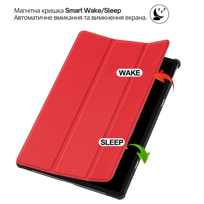 Чохол до планшета BeCover Smart Case Lenovo Idea Tab Plus 12.1" Red (715084) зображення 5
