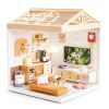 Конструктор Mini House румбокс серии Интерьер – Гостиная (свет) (8006) изображение 2