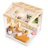 Конструктор Mini House румбокс серии Интерьер – Гостиная (свет) (8006) изображение 3
