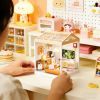 Конструктор Mini House румбокс серии Интерьер – Гостиная (свет) (8006) изображение 7