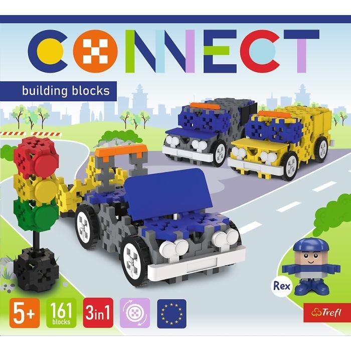 Конструктор Trefl Connect 3 в 1, 161 деталь (5900511619744) изображение 7