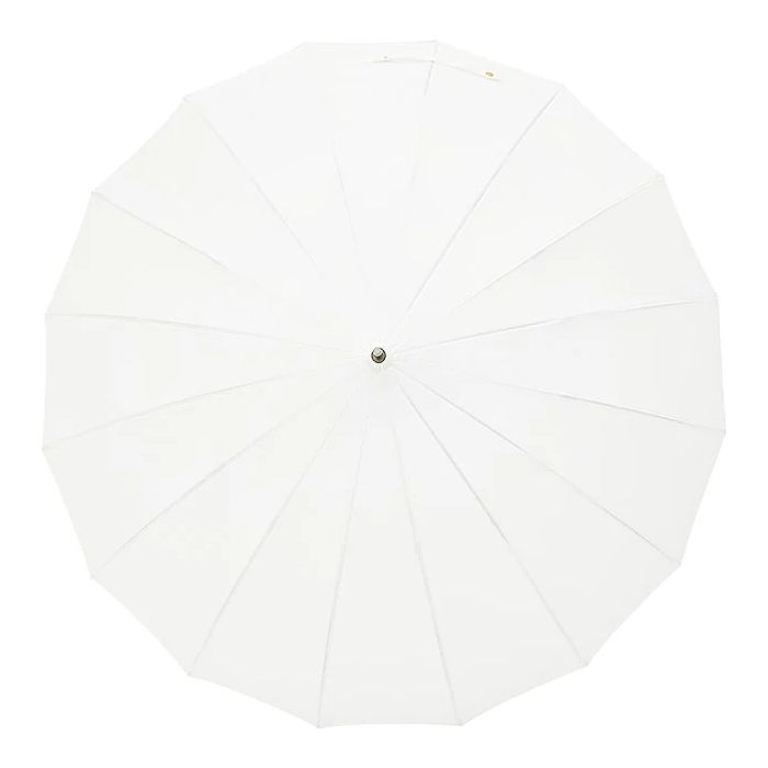 Зонт Krago тростина, 16 спиць з дерев''яною ручкою біла (umb-7-004) изображение 2