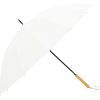 Зонт Krago тростина, 16 спиць з дерев''яною ручкою біла (umb-7-004) изображение 3