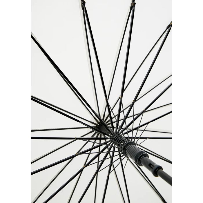 Зонт Krago тростина, 16 спиць з дерев''яною ручкою біла (umb-7-004) изображение 5