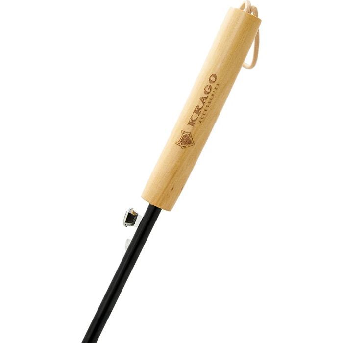 Зонт Krago тростина, 16 спиць з дерев''яною ручкою біла (umb-7-004) изображение 6