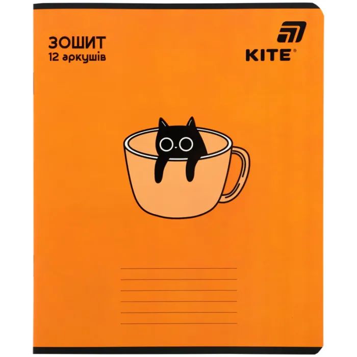 Зошит Kite One color, 12 аркушів, лінія (K26-234) зображення 4
