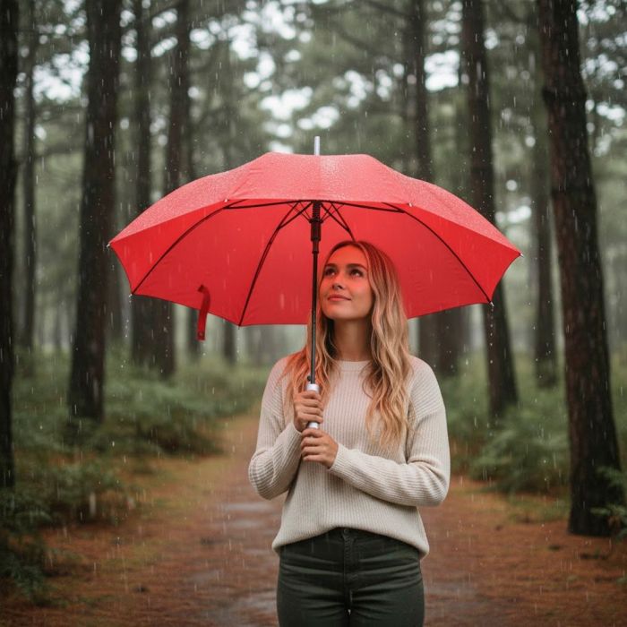 Зонт Perletti Reflecting тростина, з системою антивітер, чорна (P96014-01) изображение 8