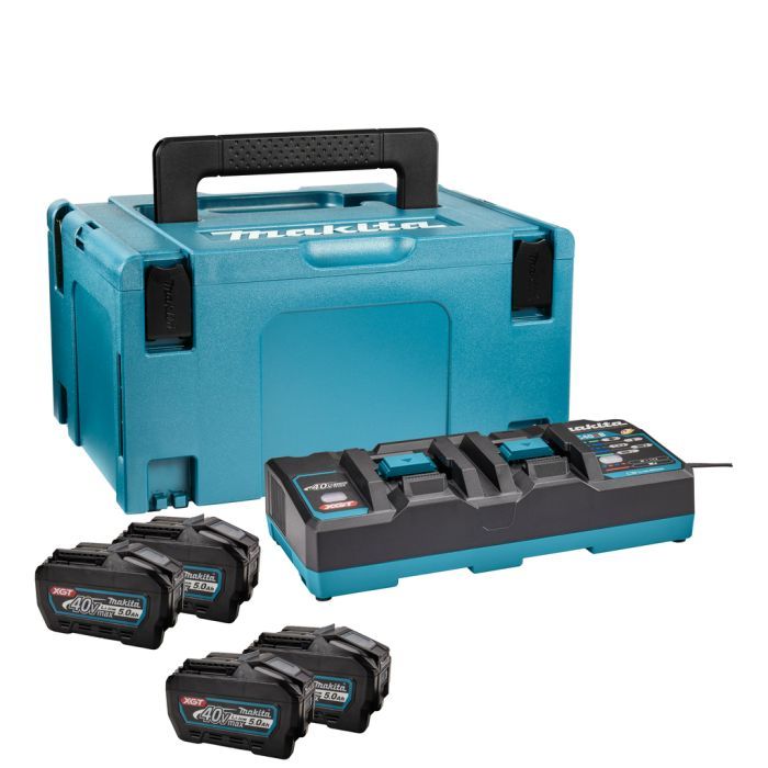 Набор аккумулятор + зарядное устройство Makita XGT 4x5Ah, DC40RB, Makpac (191U42-2)