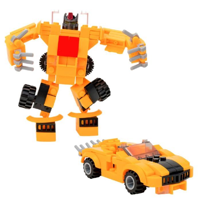 Конструктор Cubix Traxfigure 2-в-1, желтый (39727/4) изображение 2