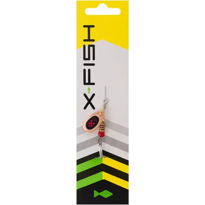 Блесна X-Fish Spike 2.5g 1 Gold black lime (1917.06.32) изображение 2