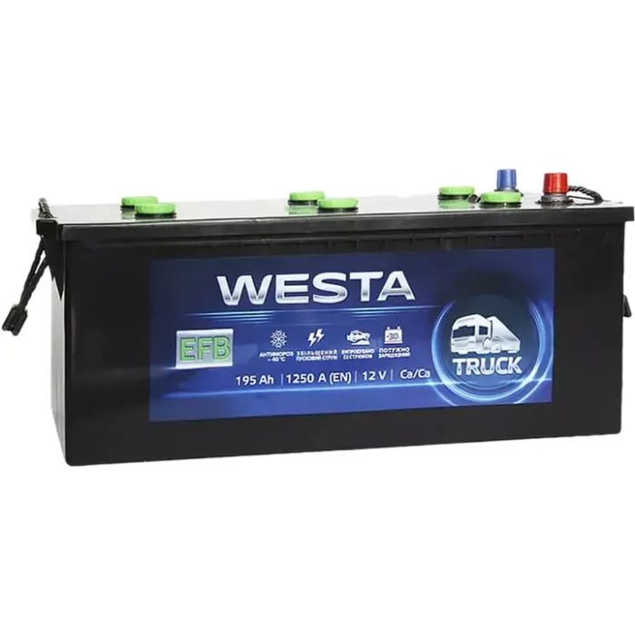 Аккумулятор автомобильный Westa 6CT-195 А (3) EFB (WEFB195)