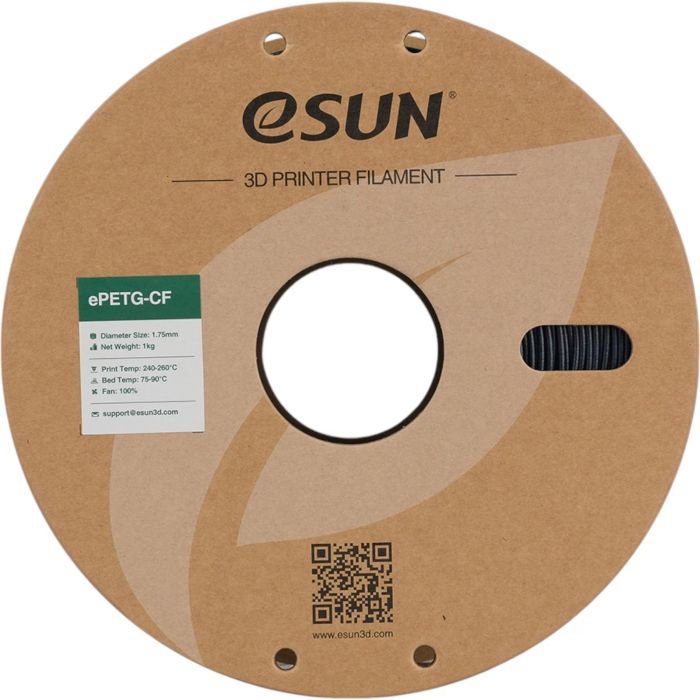 Пластик для 3D-принтера eSUN ePETG-CF 1,75mm 1kg BLACKISH GREEN (EPETG-CF-P175BG1) зображення 2