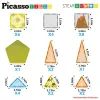Конструктор Picasso магнитный Tiles Dinosaur Set с 8 фигурками динозавров 38 деталей (817338028848) изображение 5