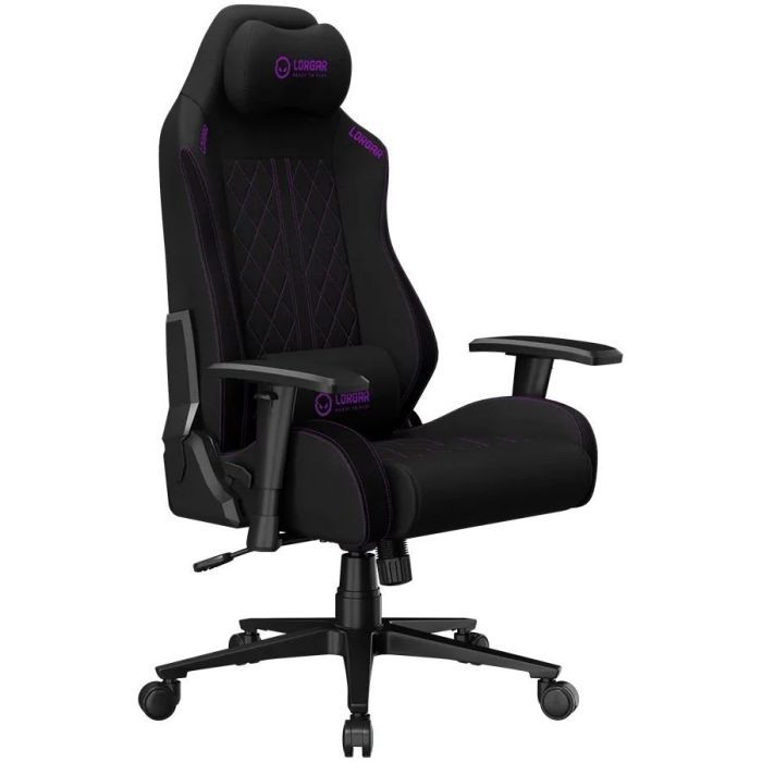 Кресло игровое Lorgar CHA41 Black/Purple (LRG-CHA41-BK-PR) изображение 2