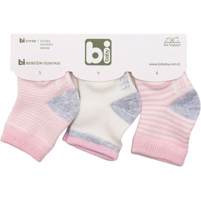Носки детские Bibaby в полоску (68109-0-3-red)