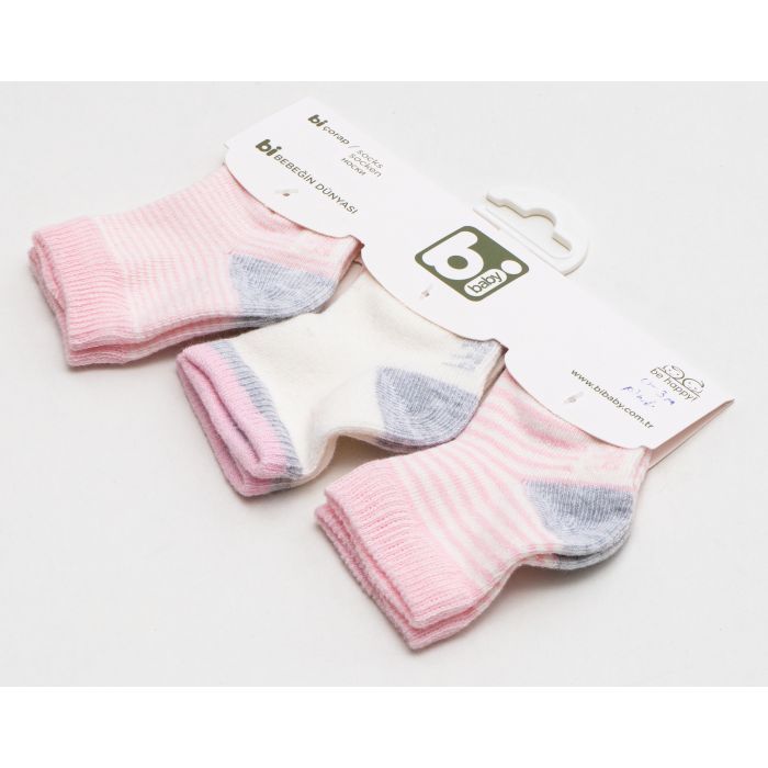 Носки детские Bibaby в полоску (68109-0-3-red) изображение 2