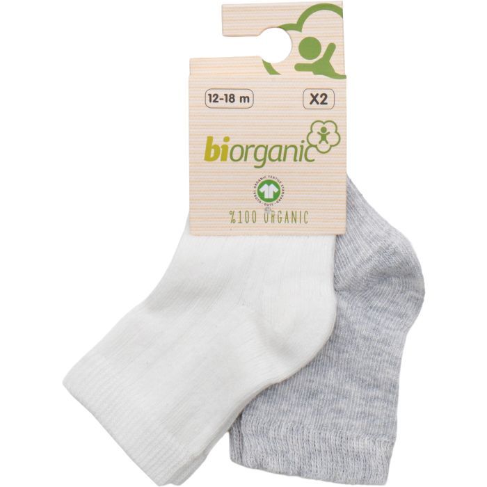 Носки детские Bibaby однотонные (68345-12-18-pinkgray)
