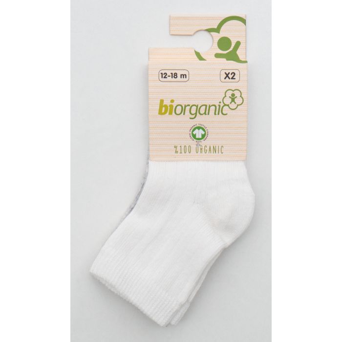 Носки детские Bibaby однотонные (68345-12-18-pinkgray) изображение 2