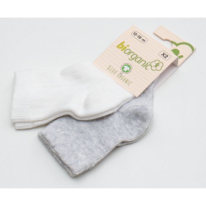 Носки детские Bibaby однотонные (68345-12-18-pinkgray) изображение 3