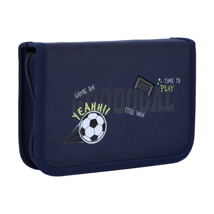 Пенал Yes твердий одинарний з клапаном Football HP-03 (533869) изображение 2