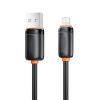 Дата кабель USB 2.0 AM to Lightning 1.0m 3A black XO (XO-CB-300UL-BK) изображение 4