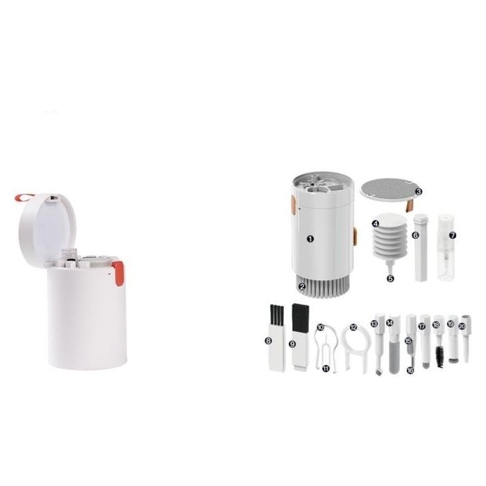 Универсальный чистящий набор 2E Multifinctional cleaning kit 20in1 white-orange (2E-SK20IN1)