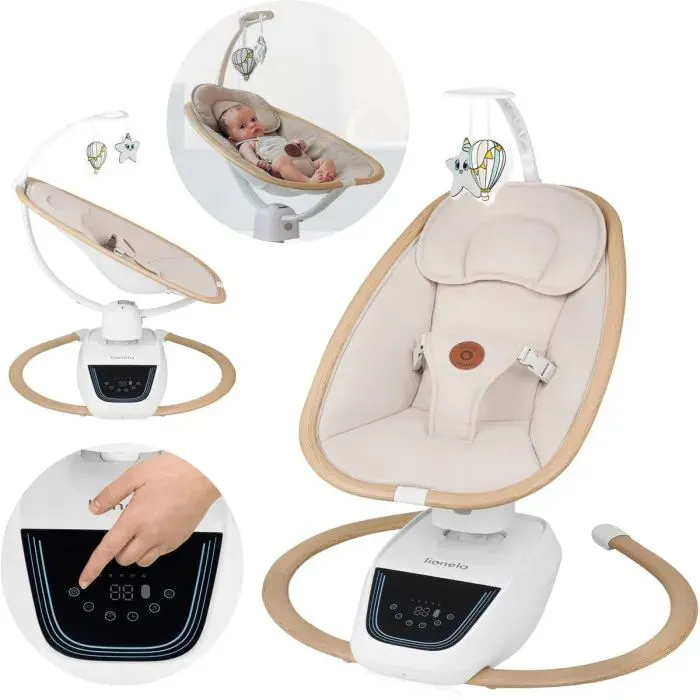 Кресло-качалка Lionelo OLIVIA BEIGE NATURAL (LO-OLIVIA BEIGE NATURAL) изображение 10