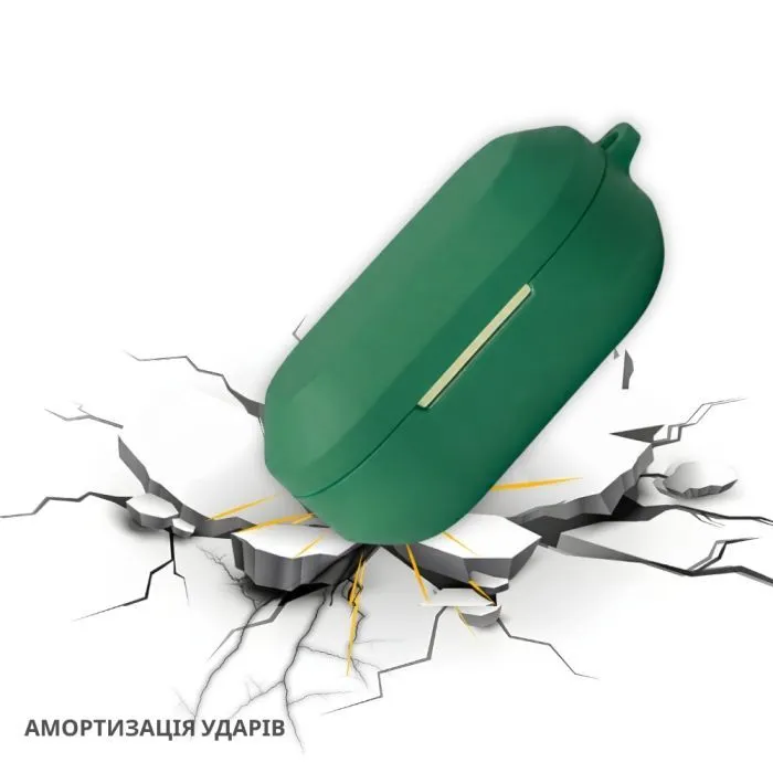 Чехол для наушников BeCover Silicon для Realme Buds Air 8 Green (715899) изображение 2