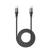 Дата кабель USB-C to USB-C 2.0m 100W silicone X50 Exquisito black HOCO (6931474734402) изображение 3
