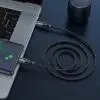 Дата кабель USB-C to USB-C 2.0m 100W silicone X50 Exquisito black HOCO (6931474734402) изображение 5
