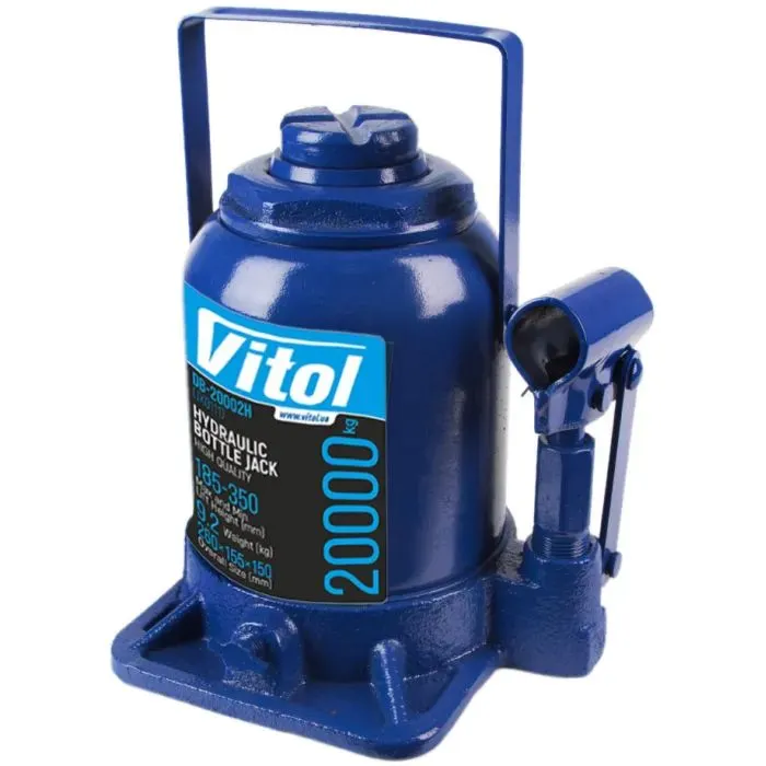 Домкрат Vitol DB-20002H/JX0111, телескопічний, гідравлічний, 20т, min 185мм, max 350мм (DB-20002H / JX0111) зображення 2