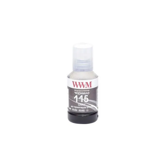 Чернила WWM Epson L8160/L8180 140г Grey (E115Gr) KeyLock (E115Gr-WWM)
