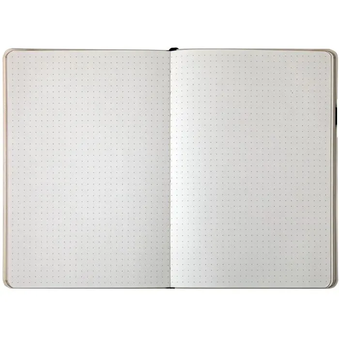 Книга записна Buromax NICE, А5, 96 аркушів, крапка, бежевий (BM.295315-28) зображення 4