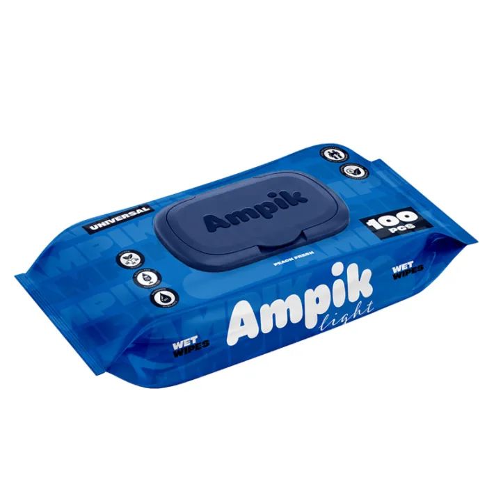 Вологі серветки Ampik Light Універсальні 66 шт. (4850042980046) зображення 2