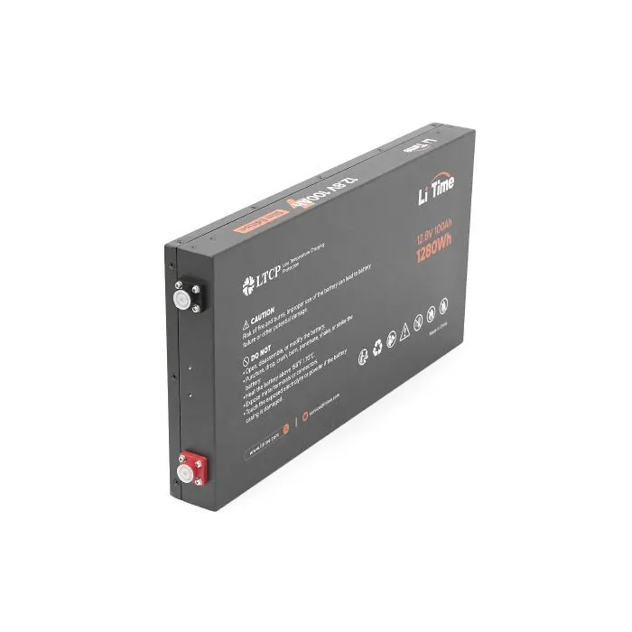 Батарея LiFePo4 Litime 12.8V 100Аh 1280Wh (L12V100-100-SLIM-LTCP-4) изображение 3
