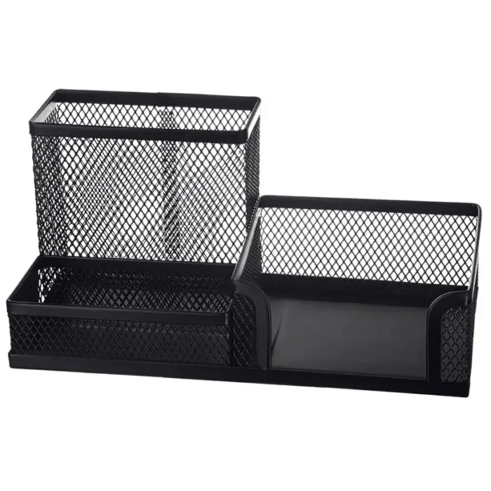Подставка для мелочей Buromax 200 x 100 x 100 мм, металлическая, черная (BM.6247-01)