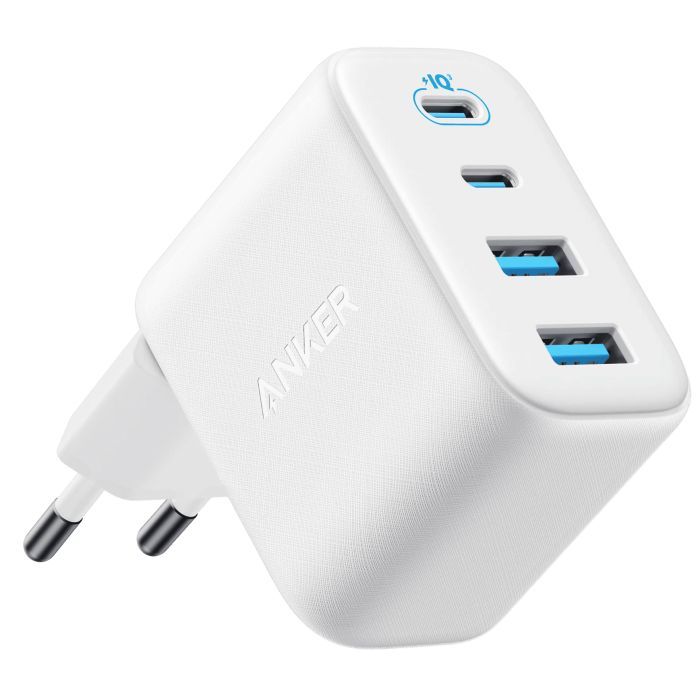 Зарядное устройство Anker 2xUSB-C + 2xUSB 50W black (A121EG11)