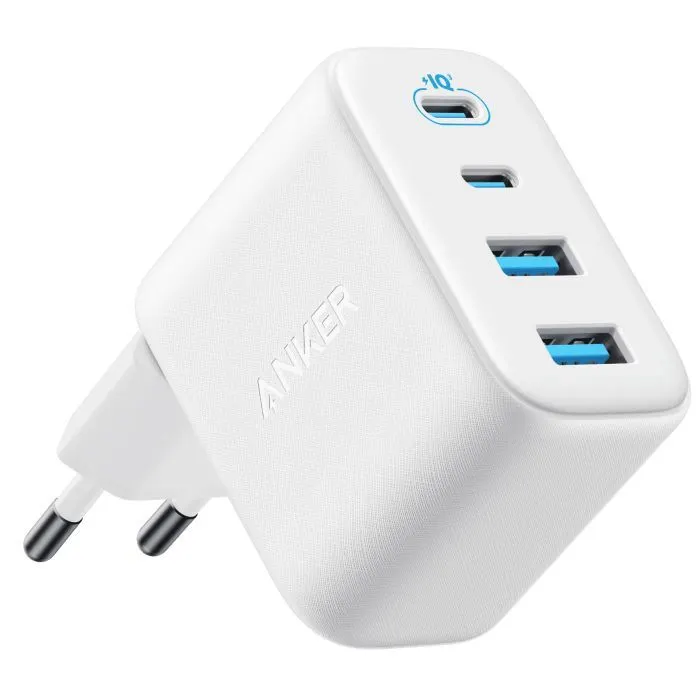 Зарядное устройство Anker 2xUSB-C + 2xUSB 50W white (A121EG21)