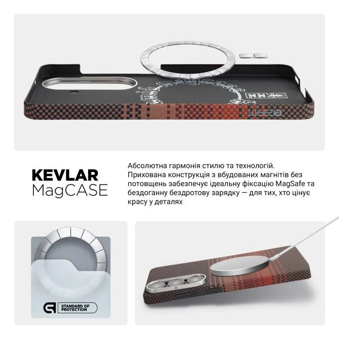 Чехол для мобильного телефона Armorstandart BlackIcon Kevlar MagCase Samsung S26 Plus Sunset (ARM90157) изображение 8