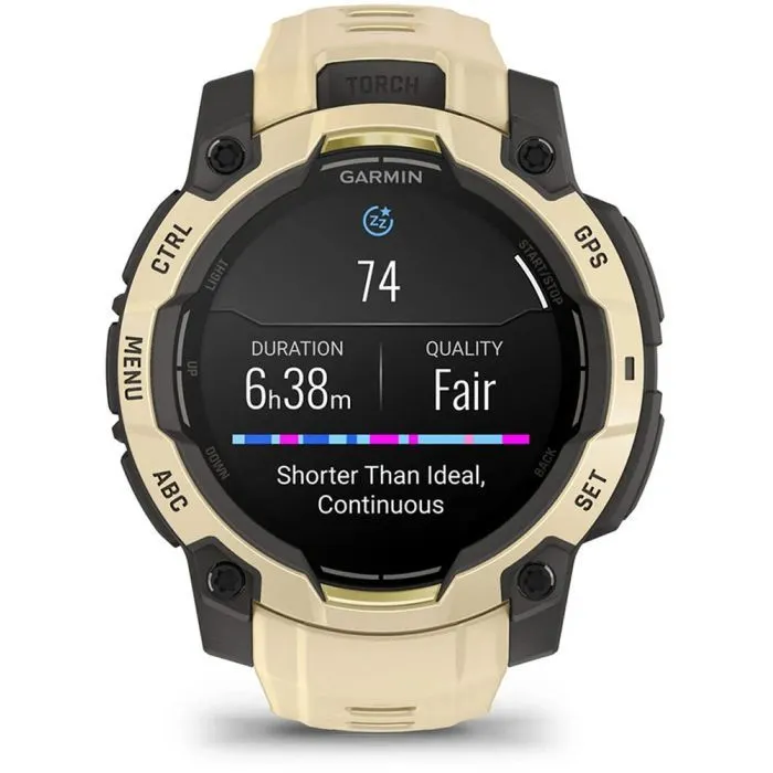 Смарт-часы Garmin Instinct 3, 45mm, AMOLED, Citrine/Gray with Citrine Band, GPS смарт-годинник (010-02936-02) изображение 11