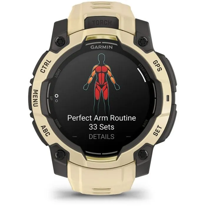 Смарт-часы Garmin Instinct 3, 45mm, AMOLED, Citrine/Gray with Citrine Band, GPS смарт-годинник (010-02936-02) изображение 7