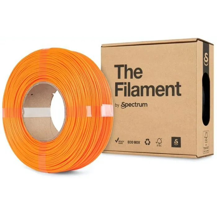 Пластик для 3D-принтера The Filament PLA HS 1.75mm 1kg ReFill ORANGE, PURE (TF-24078) изображение 3