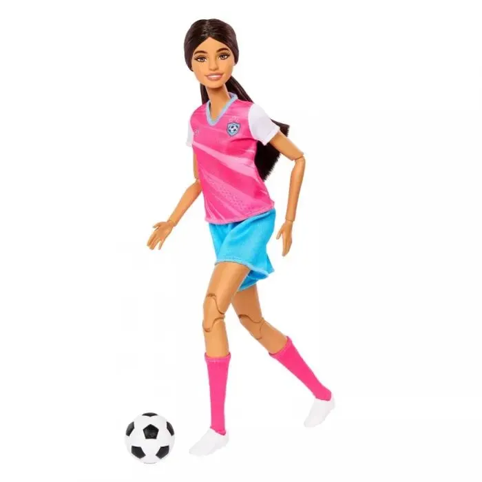 Кукла Barbie сюрприз Roll & Reveal – футболистка (JMK20) изображение 2